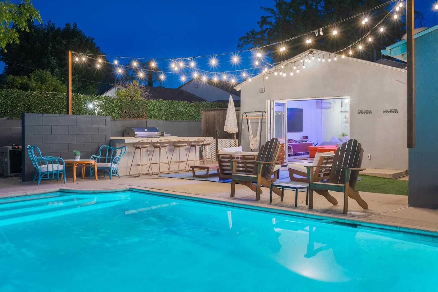 Angel&Rose Universal Hollywood Heated Pool House King Bed Los Ángeles Exterior foto